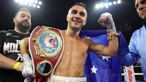 WBO bantamweight title bout: Vincent Astrolabio vs Jason Moloney .